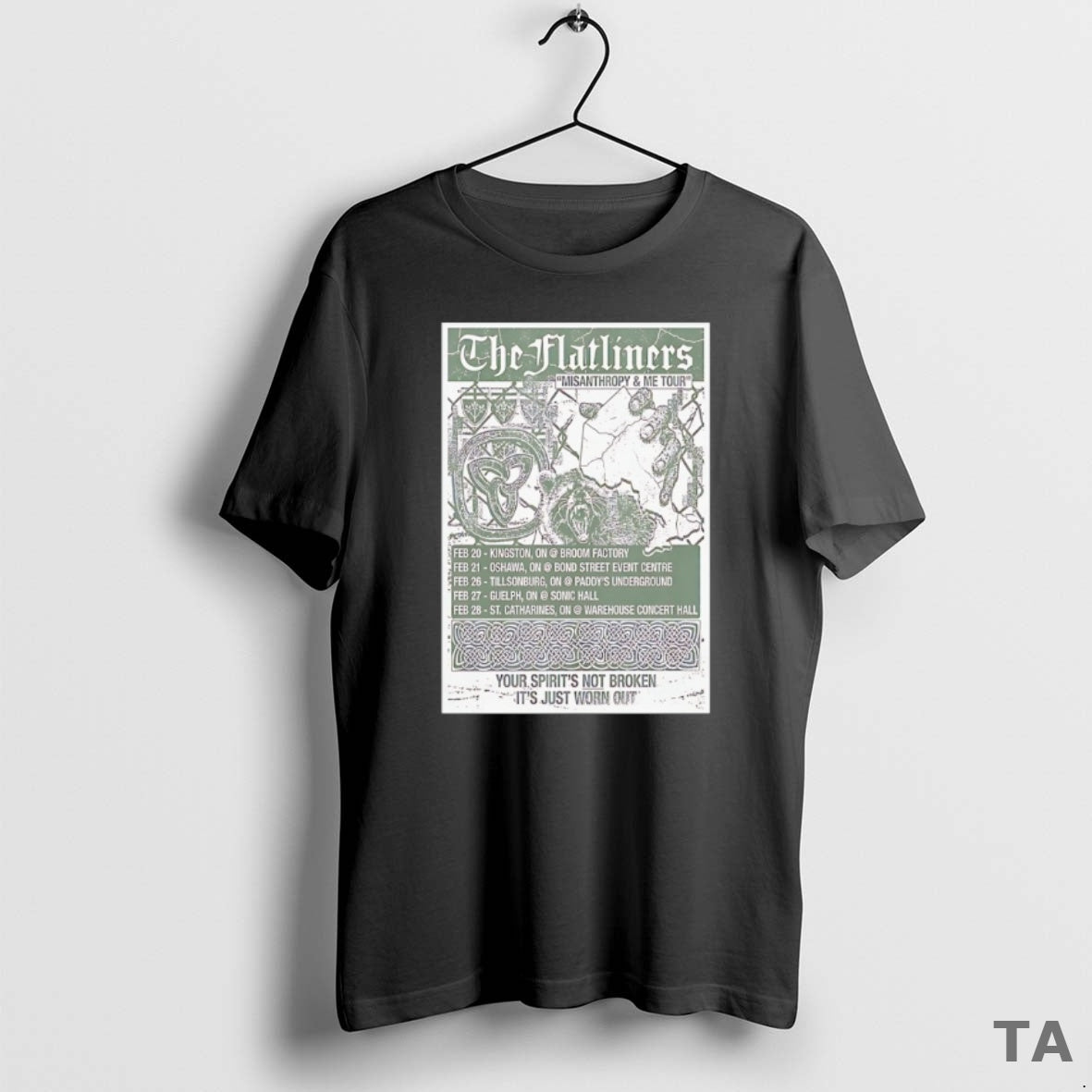 Top The Flatliners Misanthropy And Me Tour 2026 T Shirt Sweater Hoodie, Sweatshirt | PopFlextees.com