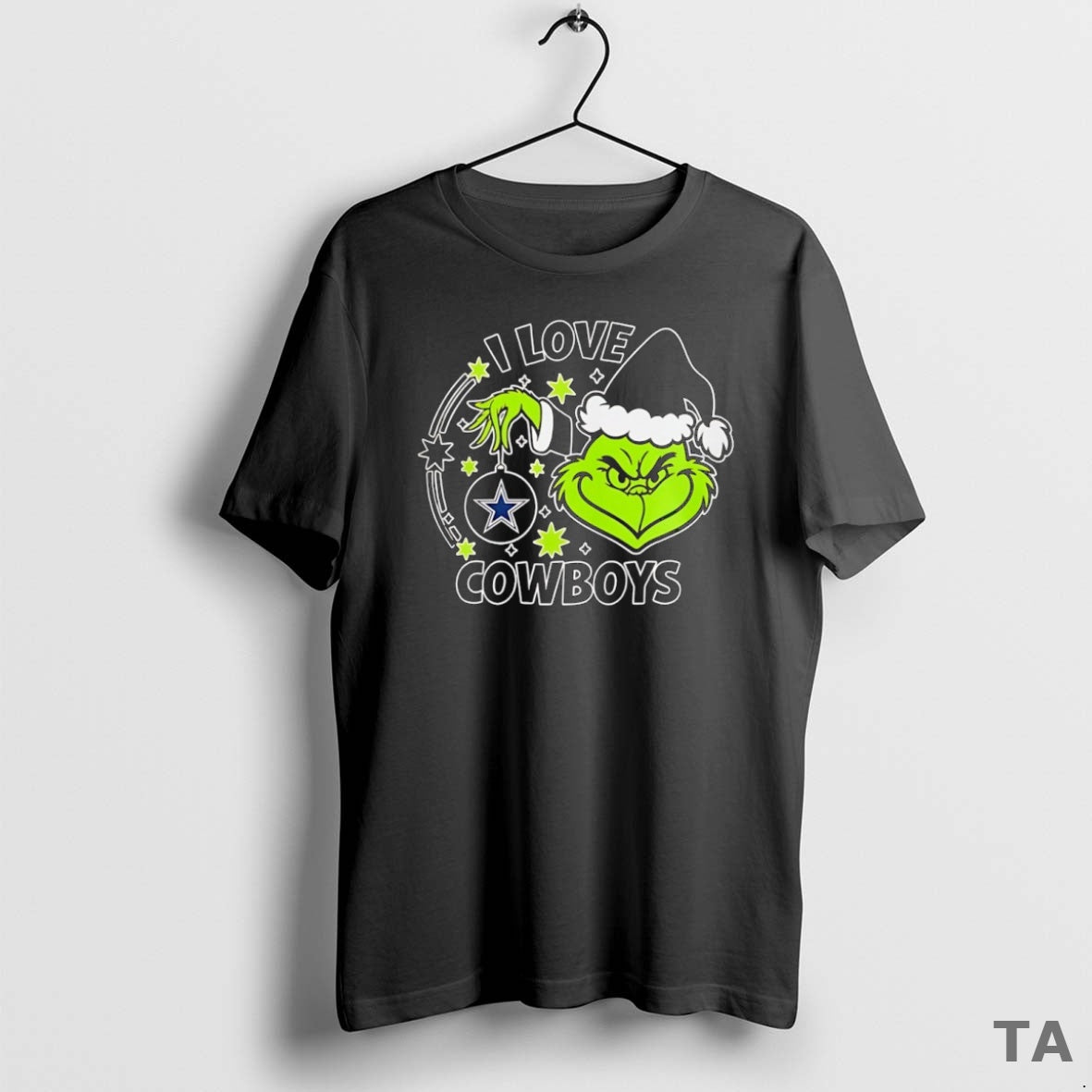 Top The Grinch I Love Dallas Cowboys Christmas 2025 T Shirt Sweater Hoodie, Sweatshirt | PopFlextees.com