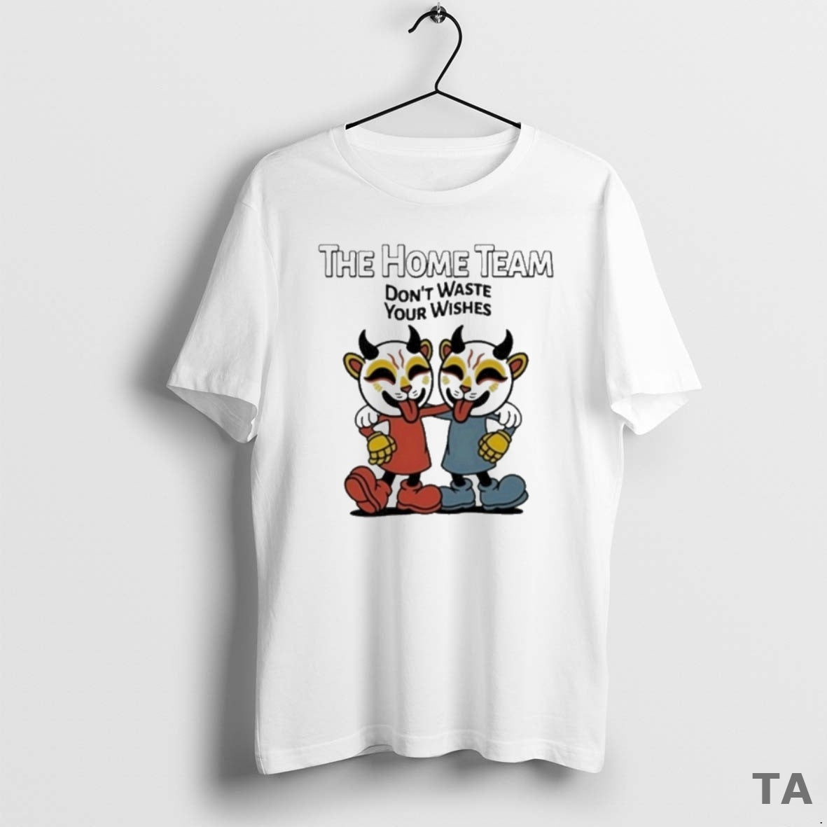 Top The Home Team Dont Waste Your Wishes Cuphead T Shirt Sweater Hoodie, Sweatshirt | PopFlextees.com