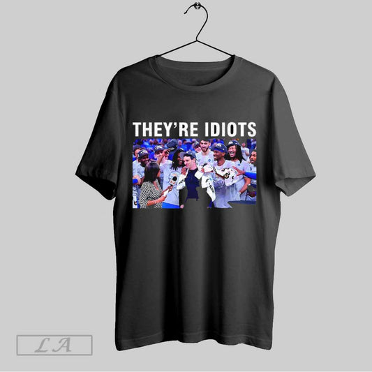 Top Theyre Idiots Meme Oklahoma City Thunder Basketball Champions 2025 Shirt Sweatshirt Hoodie Shirt