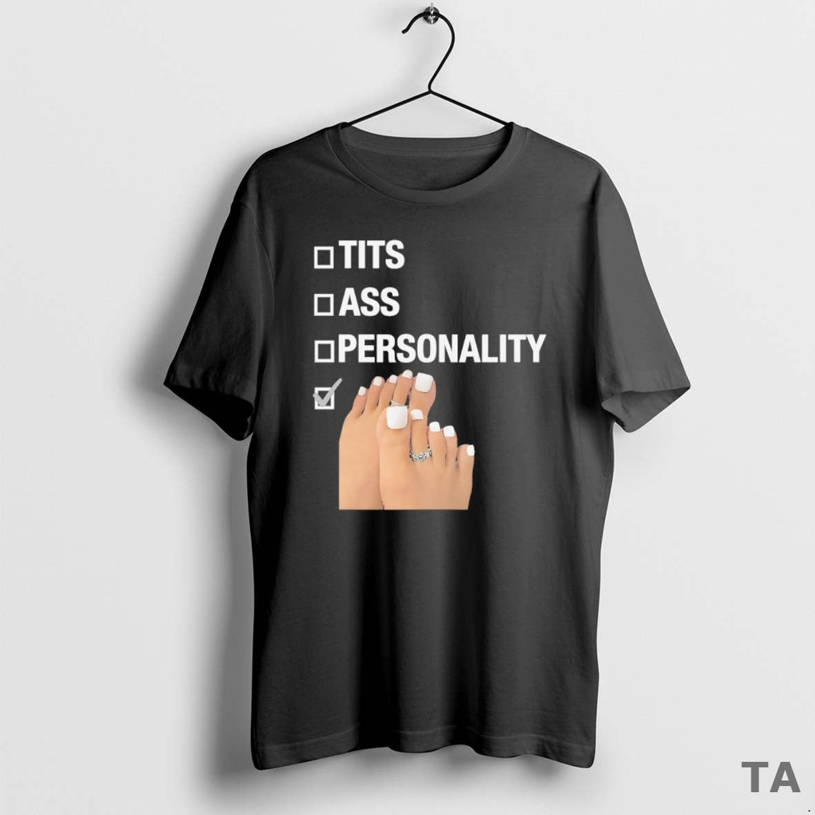 Top Tits Ass Personality Toes Checklist T Shirt Sweater Hoodie, Sweatshirt | PopFlextees.com