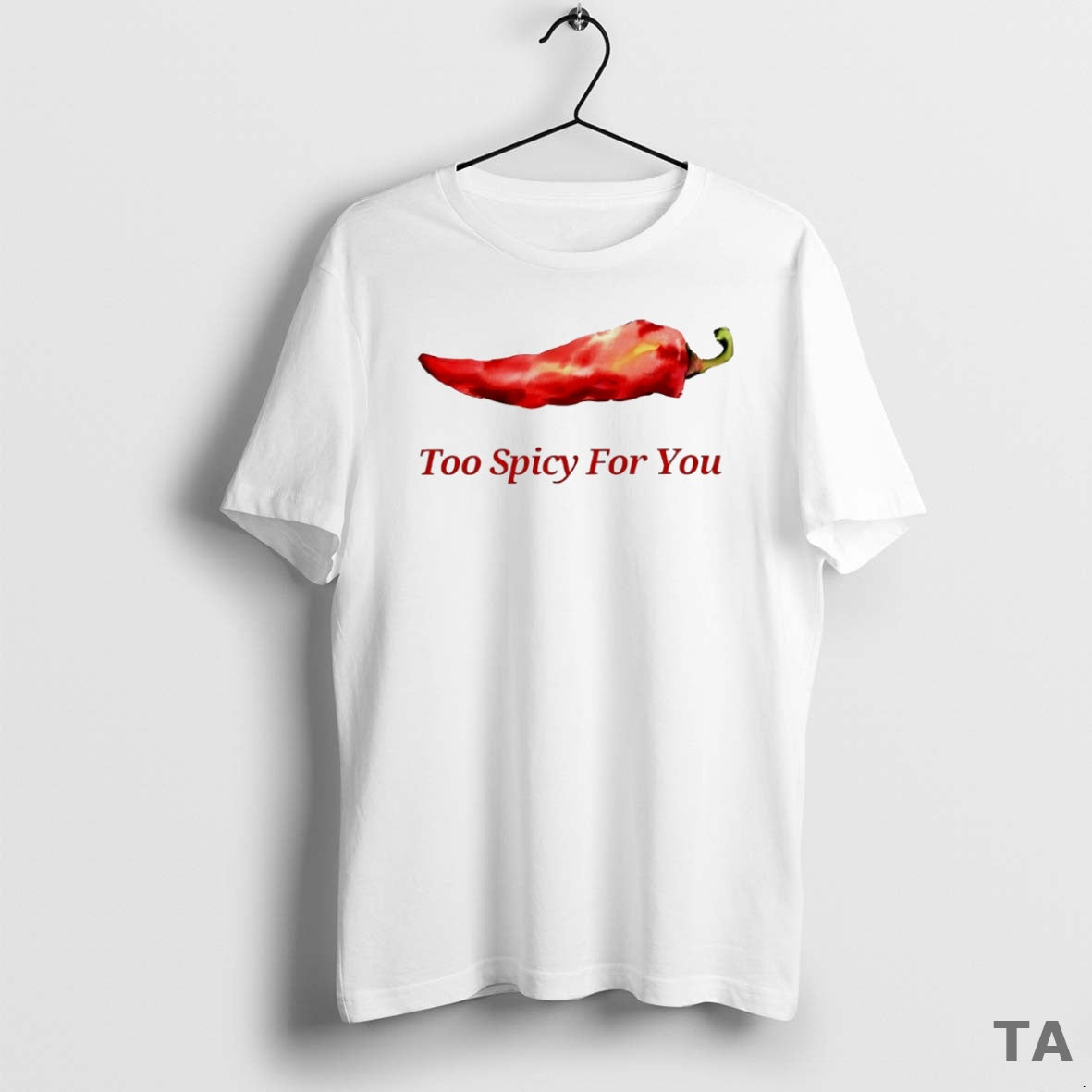 Top Too Spicy For You Chili Circle T Shirt Sweater Hoodie, Sweatshirt | PopFlextees.com