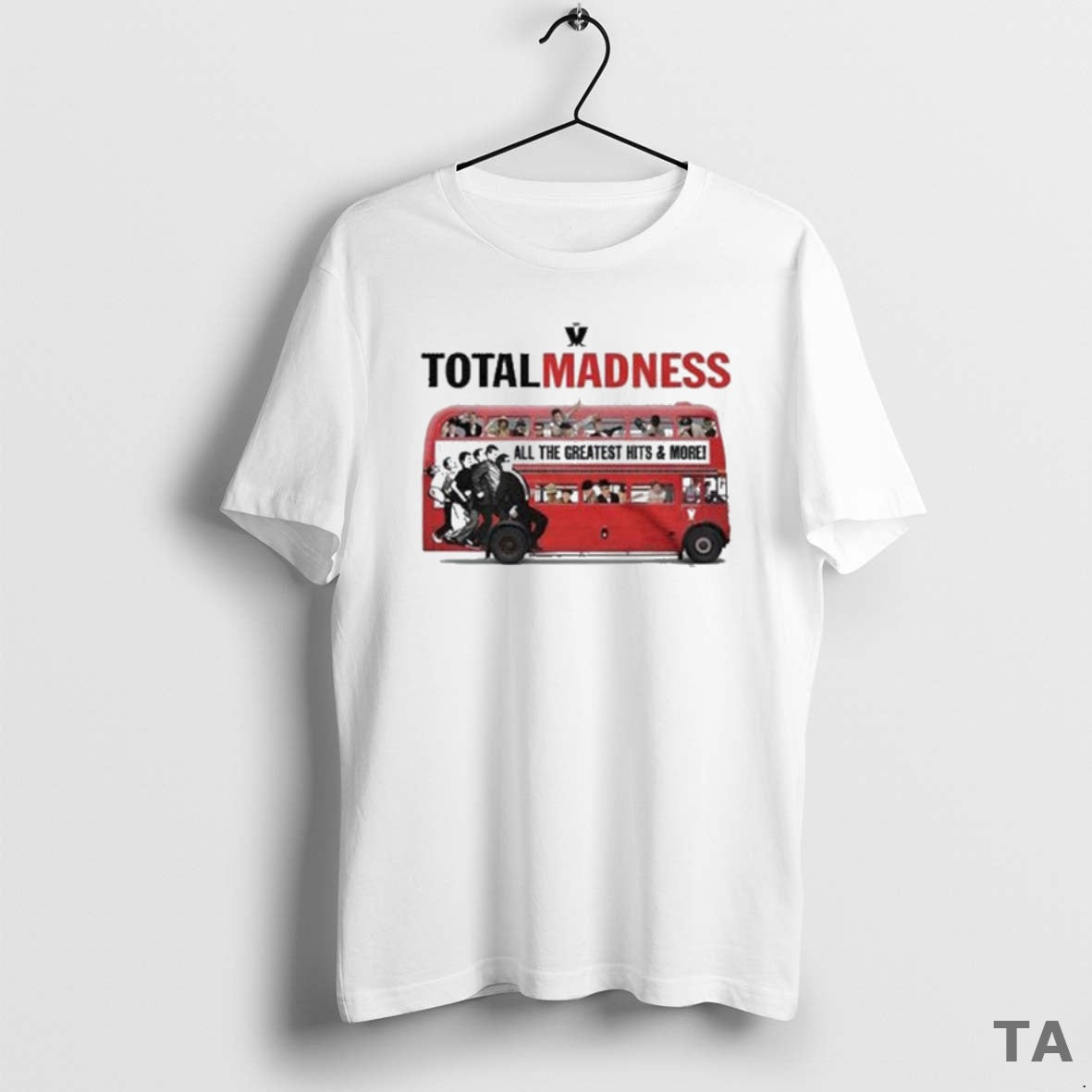 Top Total Madness All The Greatest Hits And More Bus T Shirt Sweater Hoodie, Sweatshirt | PopFlextees.com