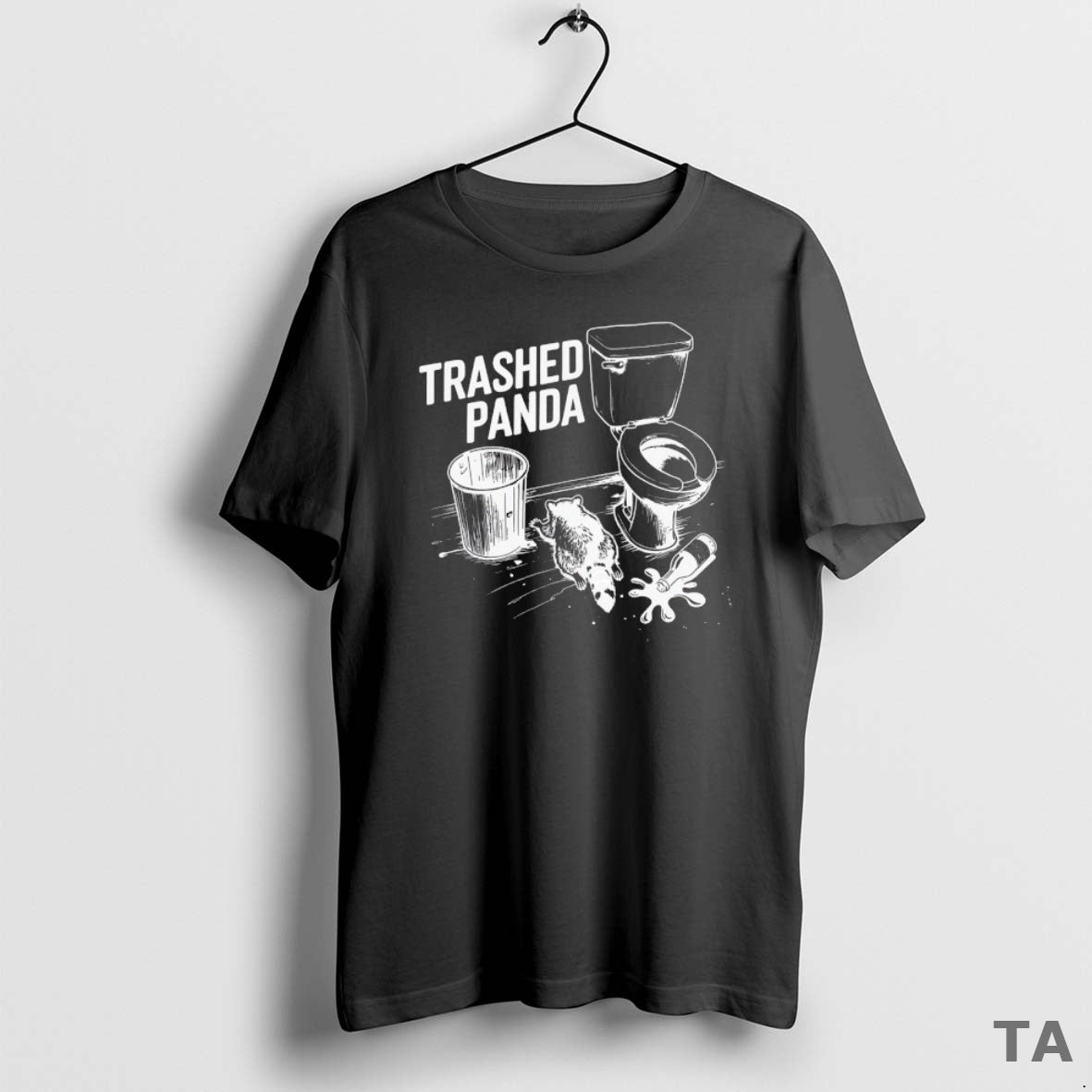 Top Trashed Panda Raccoon T Shirt Sweater Hoodie, Sweatshirt | PopFlextees.com