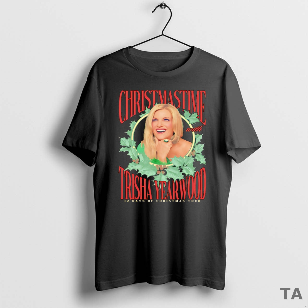 Top Trisha Yearwood 12 Days Of Christmas Tour 2025 T Shirt Sweater Hoodie, Sweatshirt | PopFlextees.com