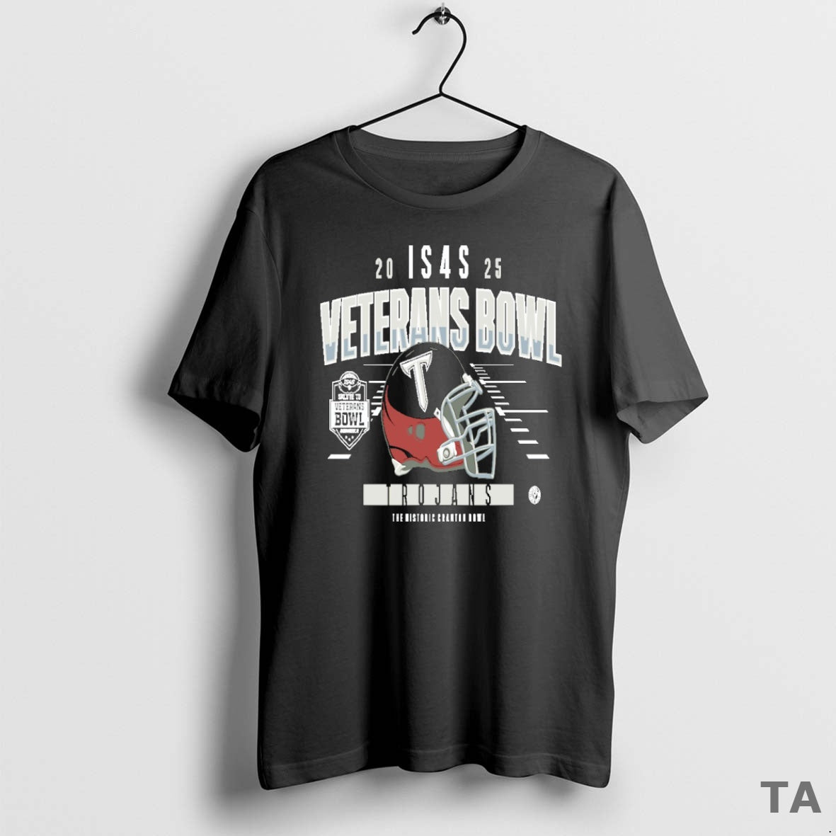 Top Troy Trojans 2025 Is4s Salute Veterans Bowl Helmet T-Shirts, Hoodie, Sweatshirt