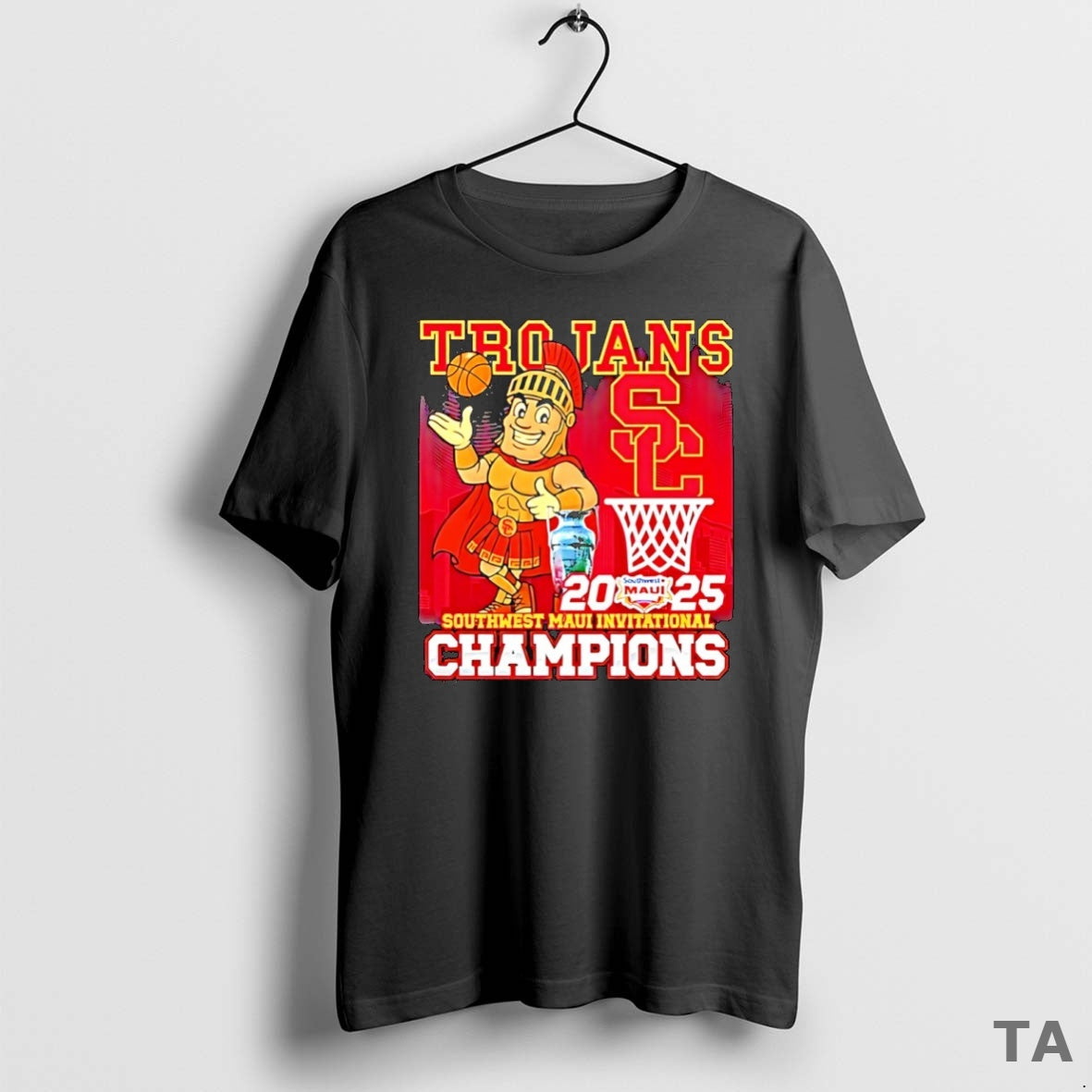 Top Usc Trojans Southwest Maui Invitational Champions 2025 Graphic T Shirt Sweater Hoodie, Sweatshirt | PopFlextees.com