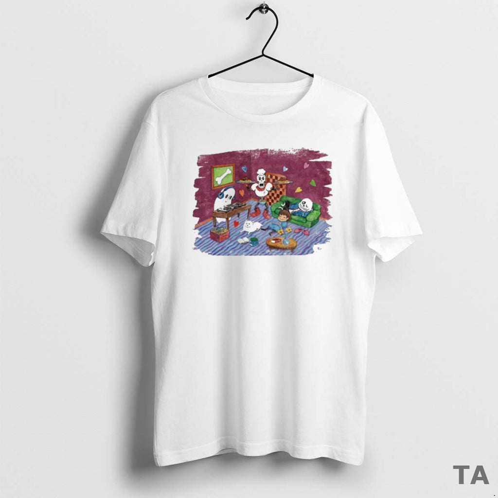 Top Undertale X Square Enix Chitei De Chill T Shirt Sweater Hoodie, Sweatshirt | PopFlextees.com