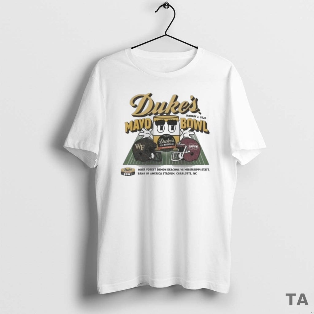 Top Wake Forest Demon Deacons Vs Mississippi State Bulldogs Dukes Mayo Bowl On January T-Shirts, Hoodie, Sweatshirt