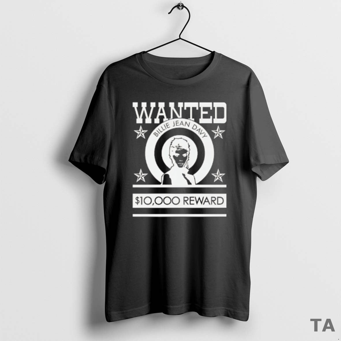 Top Wanted Billie Jean Davy 10000 Dollar Reward T Shirt Sweater Hoodie, Sweatshirt | PopFlextees.com