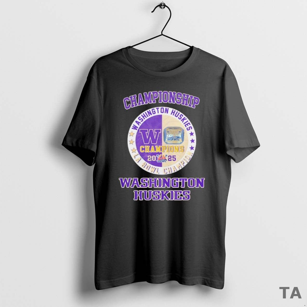 Top Washington Huskies Football Championship La Bowl Champion 2025 T Shirt Sweater Hoodie, Sweatshirt | PopFlextees.com