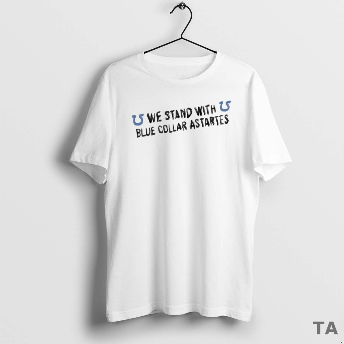 Top We Stand With Blue Collar Astartes Circle T Shirt Sweater Hoodie, Sweatshirt | PopFlextees.com