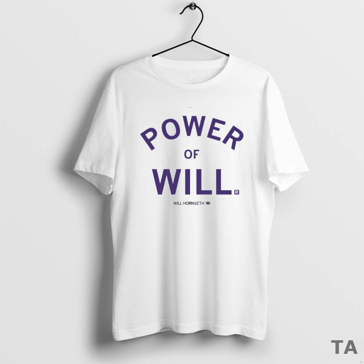 Top Will Hornseth Power Of Will Circle T Shirt Sweater Hoodie, Sweatshirt | PopFlextees.com
