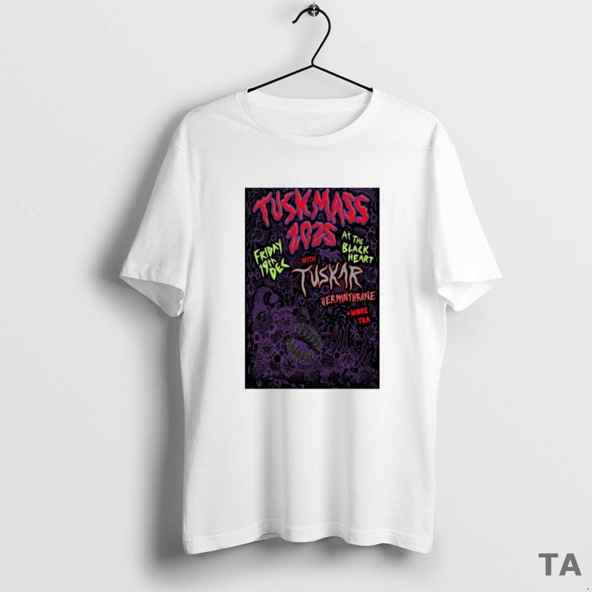 Top Tuskar The Black Heart December 19 2025 At The Black Heart T Shirt Sweater Hoodie, Sweatshirt | PopFlextees.com