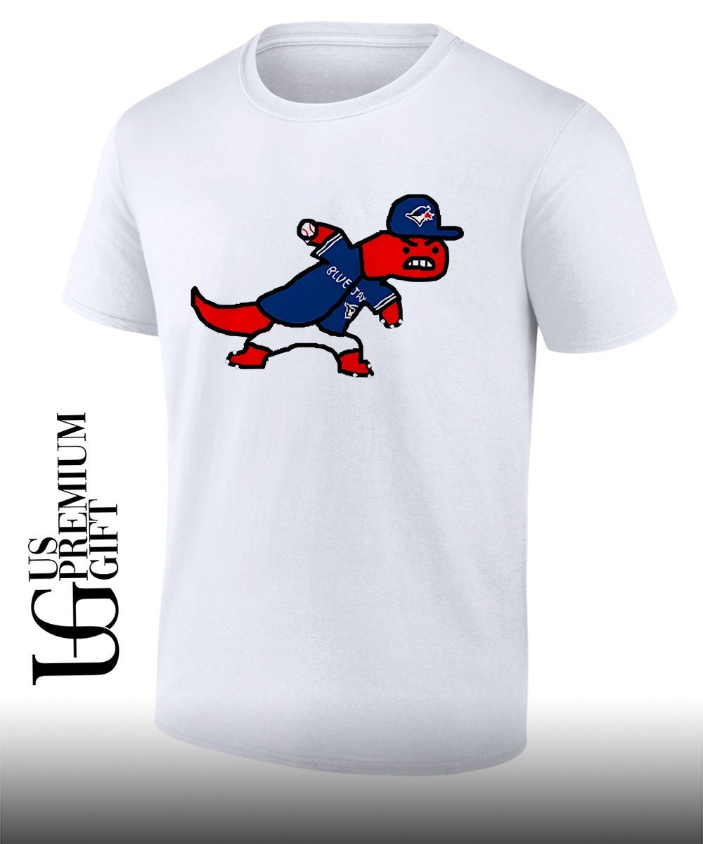 Toronto Raptors and Toronto Blue Jays mascot mashup shirt