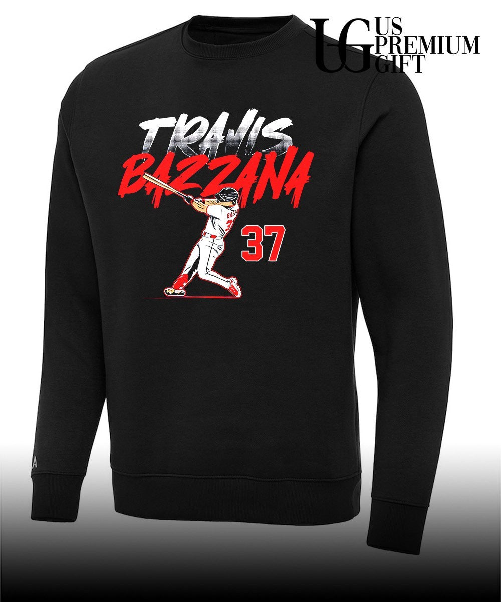Travis Bazzana 37 player Cleveland Guardians baseball Slugger Swing shirt