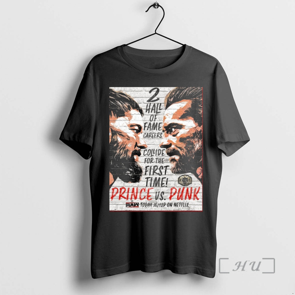 Trending 2 Hall Of Fame Careers Collde For The First Time Prince Vs Punk Premium T-Shirts, Hoodie, Sweatshirt