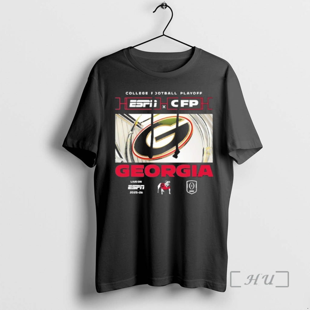 Trending 2025 26 Cfp Georgia Bulldogs Window T-Shirts, Hoodie, Sweatshirt | PopFlextees.com