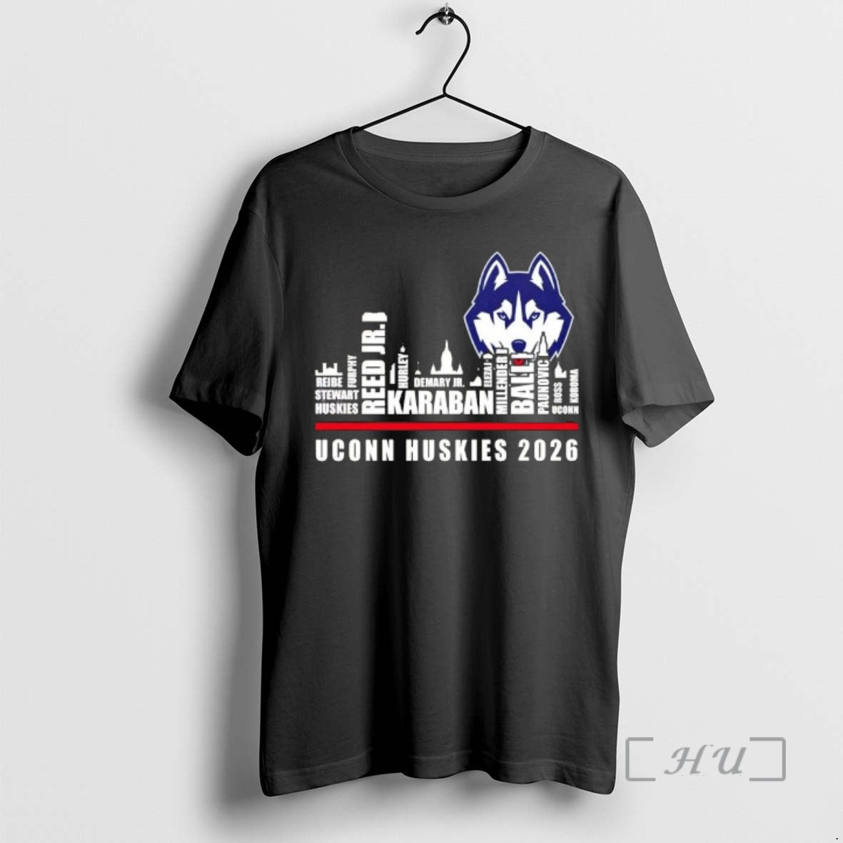 Trending 2026 Uconn Huskies All Names City Skyline T-Shirts, Hoodie, Sweatshirt