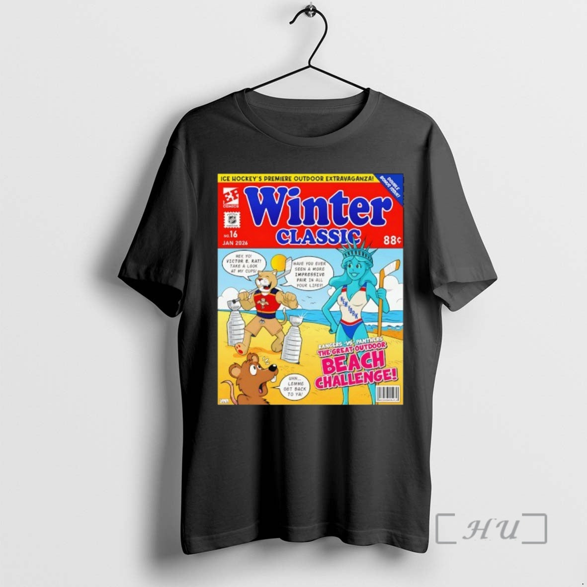 Trending 2026 Winter Classic Rangers Vs Panthers The Great Outdoor Beach Challenge Premium T Shirts Hoodie, Sweatshirt