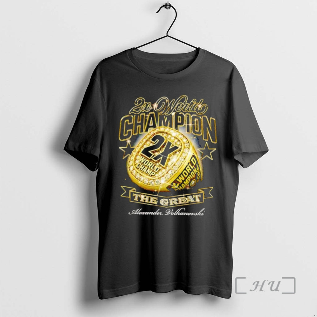 Trending 2x World Champion 2x World Champ The Great Alexander Volkanovski Diamond Ring Premium T-Shirts, Hoodie, Sweatshirt