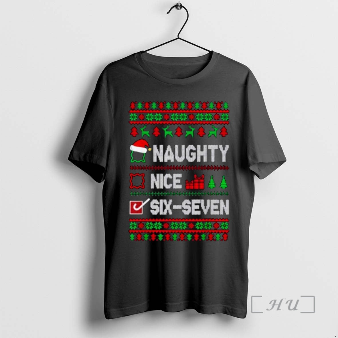 Trending 6 7 Meme Nice Naughty 67 Ugly Christmas Ornaments T-Shirts, Hoodie, Sweatshirt | PopFlextees.com