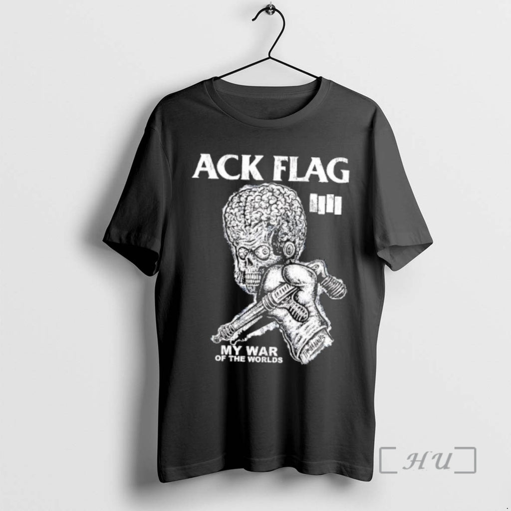 Trending Ack Flag My War Of The Worlds Brains And Skeletal Faces Premium T Shirts Hoodie, Sweatshirt | PopFlextees.com