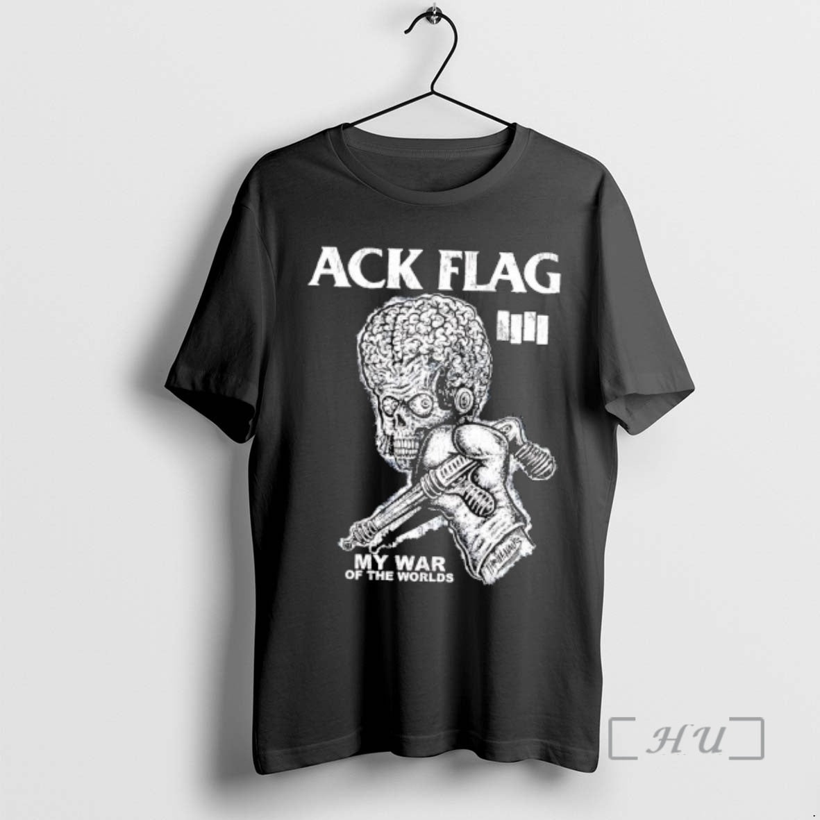 Trending Ack Flag My War Of The Worlds Brains And Skeletal Faces Premium T Shirts Hoodie, Sweatshirt | PopFlextees.com