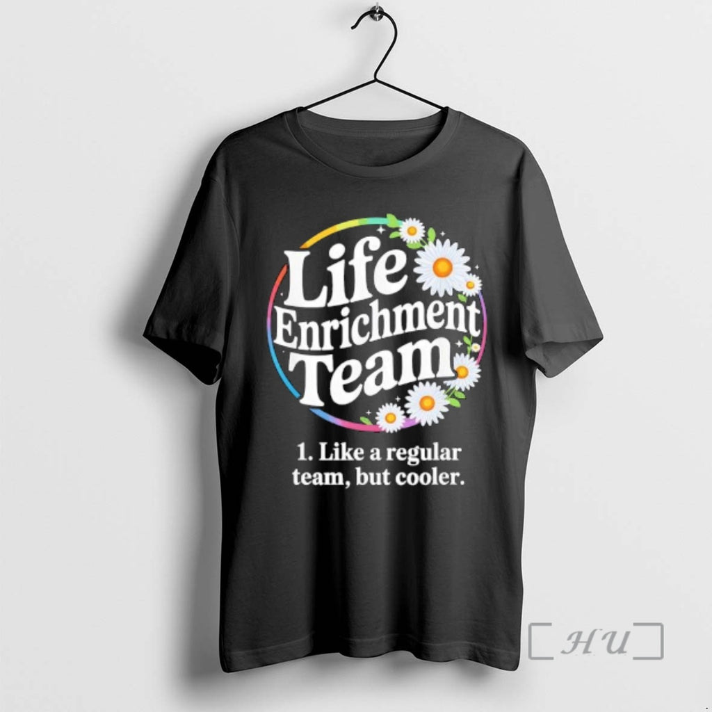 Trending Activity Squad Rainbow Daisy Blossoms Life Enrichment Team T-Shirts, Hoodie, Sweatshirt | PopFlextees.com