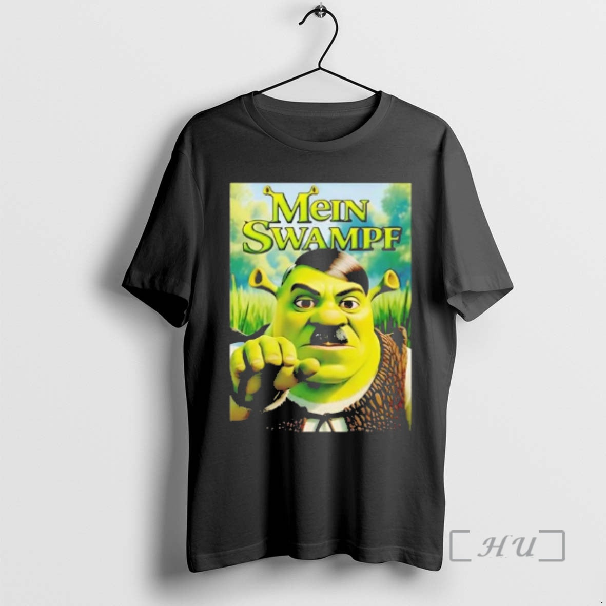Trending Adolf Hitler Shrek Mein Swampf T-Shirts, Hoodie, Sweatshirt | PopFlextees.com