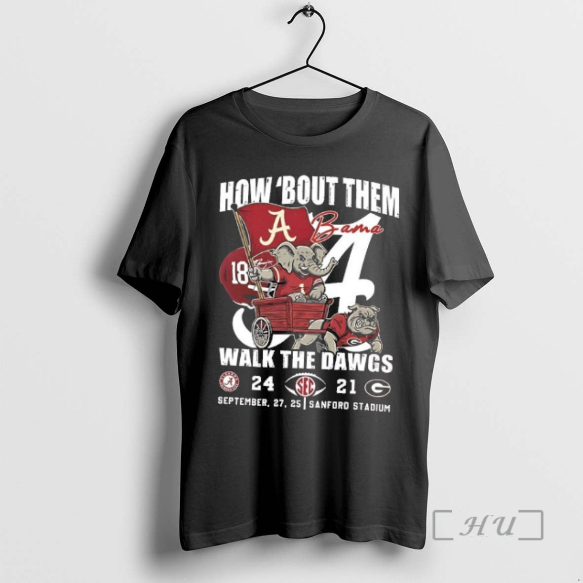 Trending Alabama 18 Beat Georgia 24 21 How Bout Them Walk The Dawgs 2025 T-Shirts, Hoodie, Sweatshirt | PopFlextees.com