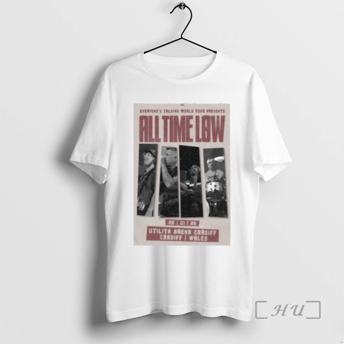 Trending All Time Low Jan 22 2026 Cardiff Wales T-Shirts, Hoodie, Sweatshirt