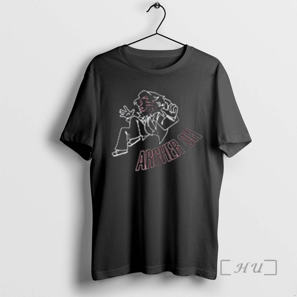 Trending Archer Oh Masked Character Circle Black T-Shirts, Hoodie, Sweatshirt | PopFlextees.com