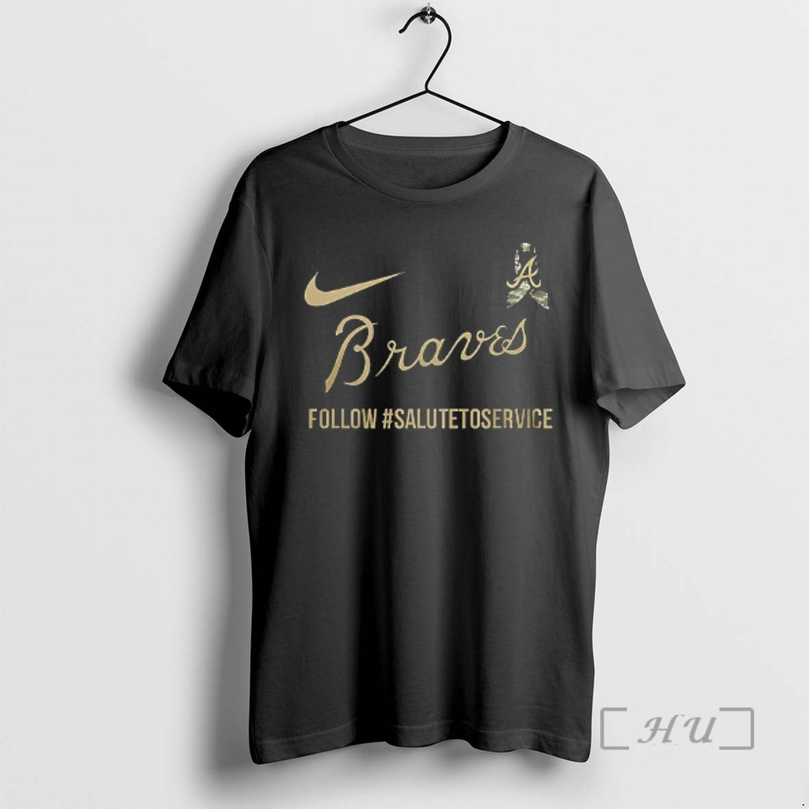 Trending Atlanta Braves Salute To Service Honor Empower And Connect With Our Military Double Sided T-Shirts, Hoodie,...