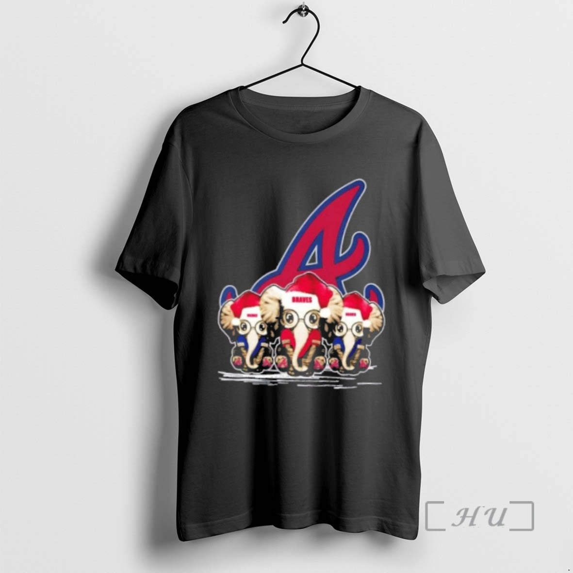 Trending Atlanta Braves X Elephants Santa Hat Merry Christmas T-Shirts, Hoodie, Sweatshirt | PopFlextees.com