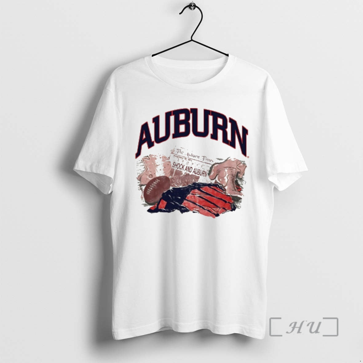 Trending Auburn Tigers Newspaper The Auburn Times Shock And Auburn T-Shirts, Hoodie, Sweatshirt | PopFlextees.com