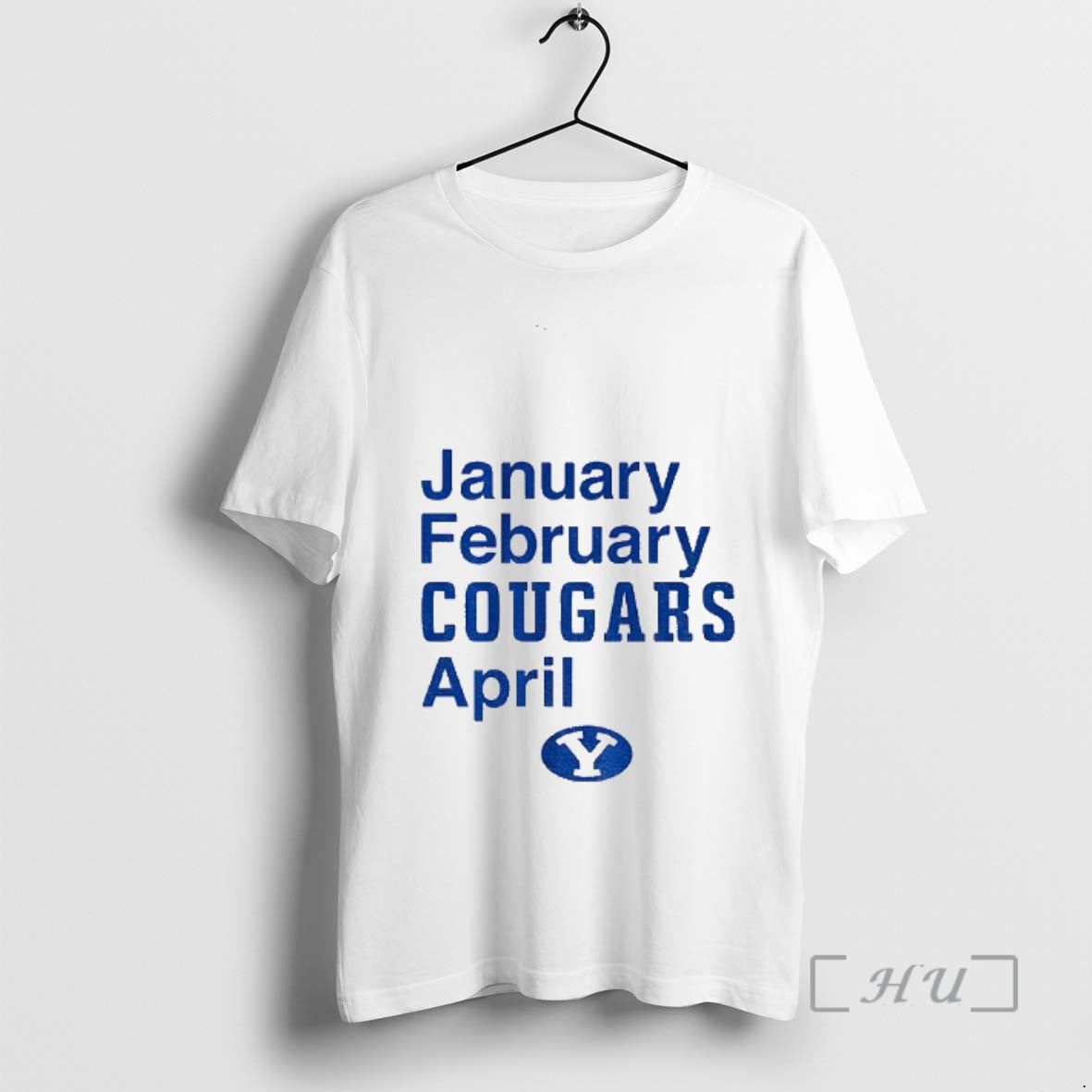 Trending Byu Cougars January February Cougars April 2025 T-Shirts, Hoodie, Sweatshirt | PopFlextees.com