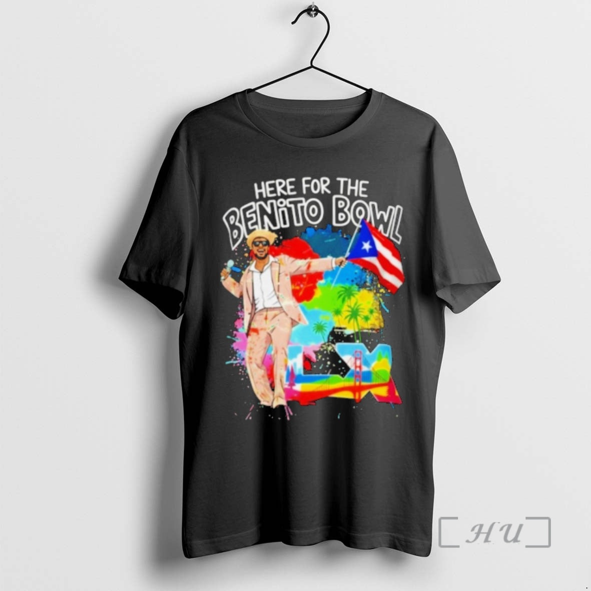 Trending Bad Bunny Here For The Benito Bowl 2026 T-Shirts, Hoodie, Sweatshirt | PopFlextees.com