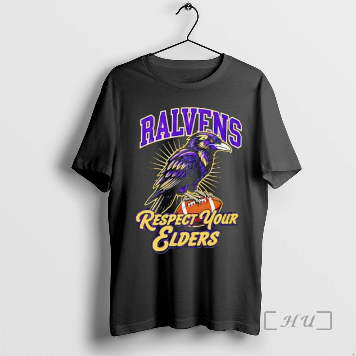 Trending Baltimore Ravens Respect Your Elders T-Shirts, Hoodie, Sweatshirt | PopFlextees.com