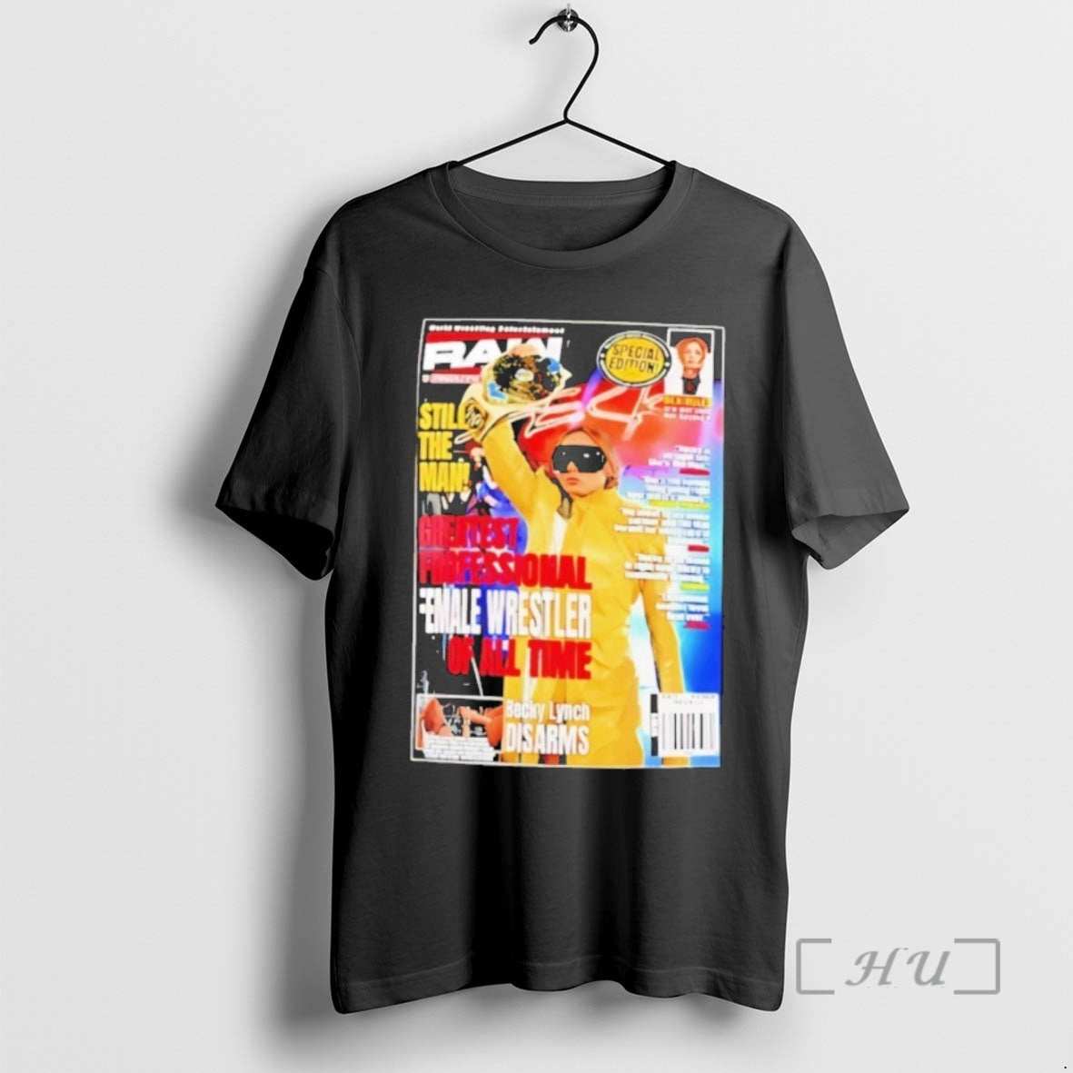 Trending Becky Lynch Still The Man Female Wrestler Of All Time Magazine Premium T Shirts Hoodie, Sweatshirt | PopFlextees.com