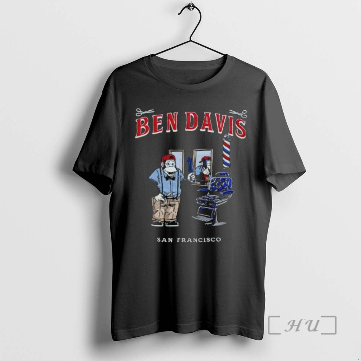 Trending Ben Davis San Francisco Monkey Barber Shop T-Shirts, Hoodie, Sweatshirt