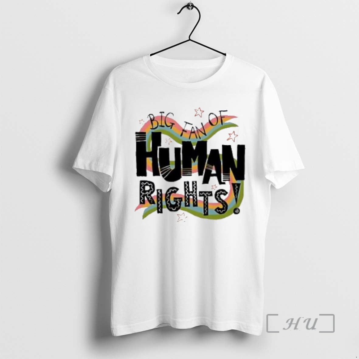 Trending Big Fan Of Human Rights White T-Shirts, Hoodie, Sweatshirt | PopFlextees.com