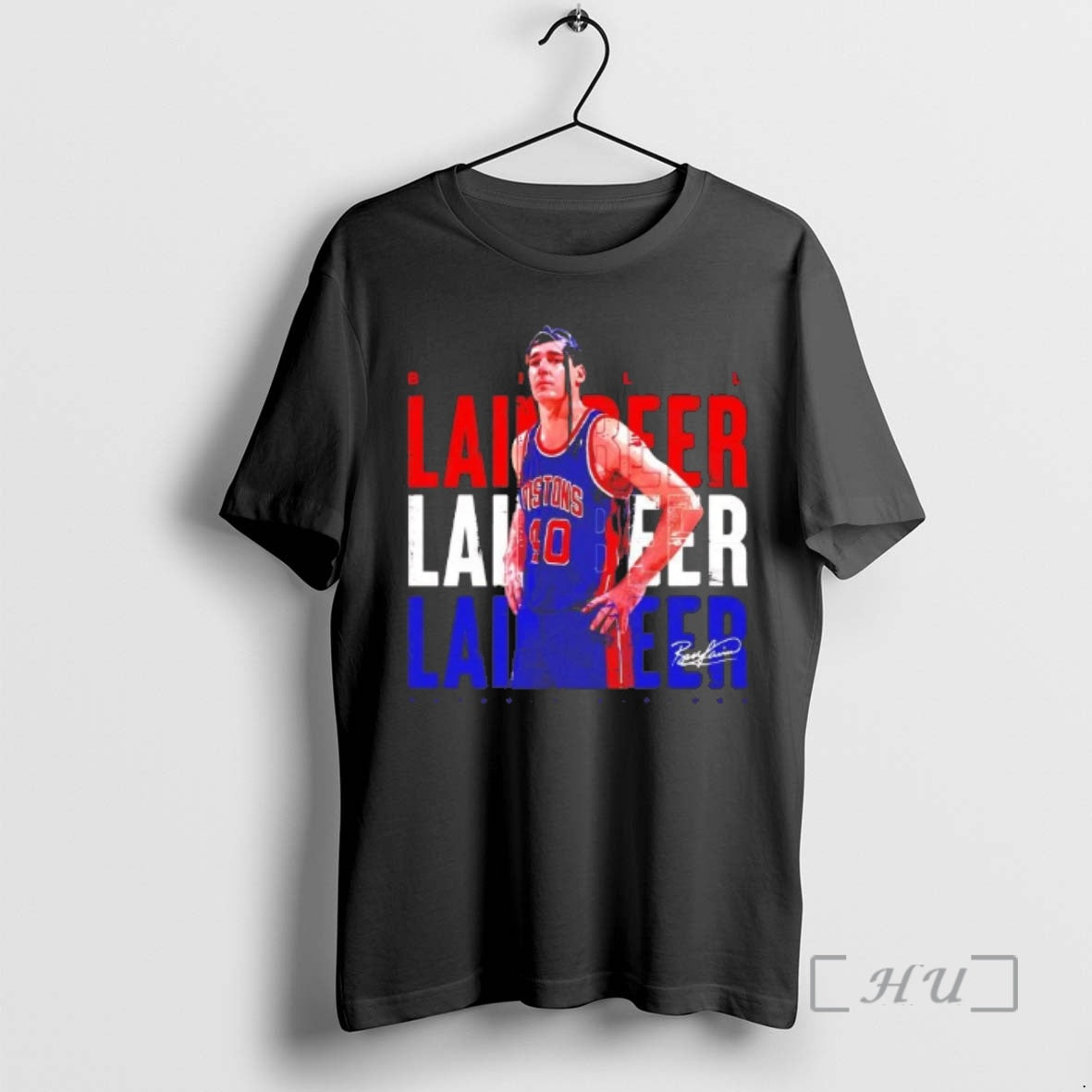 Trending Bill Laimbeer Portrait Detroit Pistons Signature T-Shirts, Hoodie, Sweatshirt | PopFlextees.com