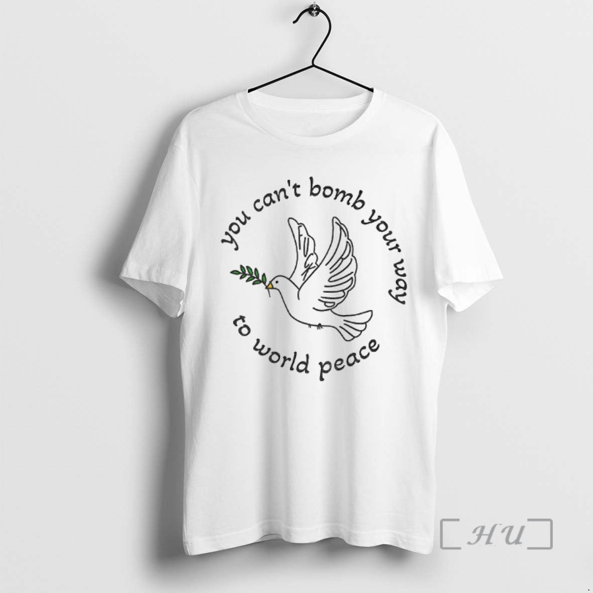 Trending Bombs For World Peace You Cant Bomb Your Way To World Peace Premium T-Shirts, Hoodie, Sweatshirt | PopFlextees.com