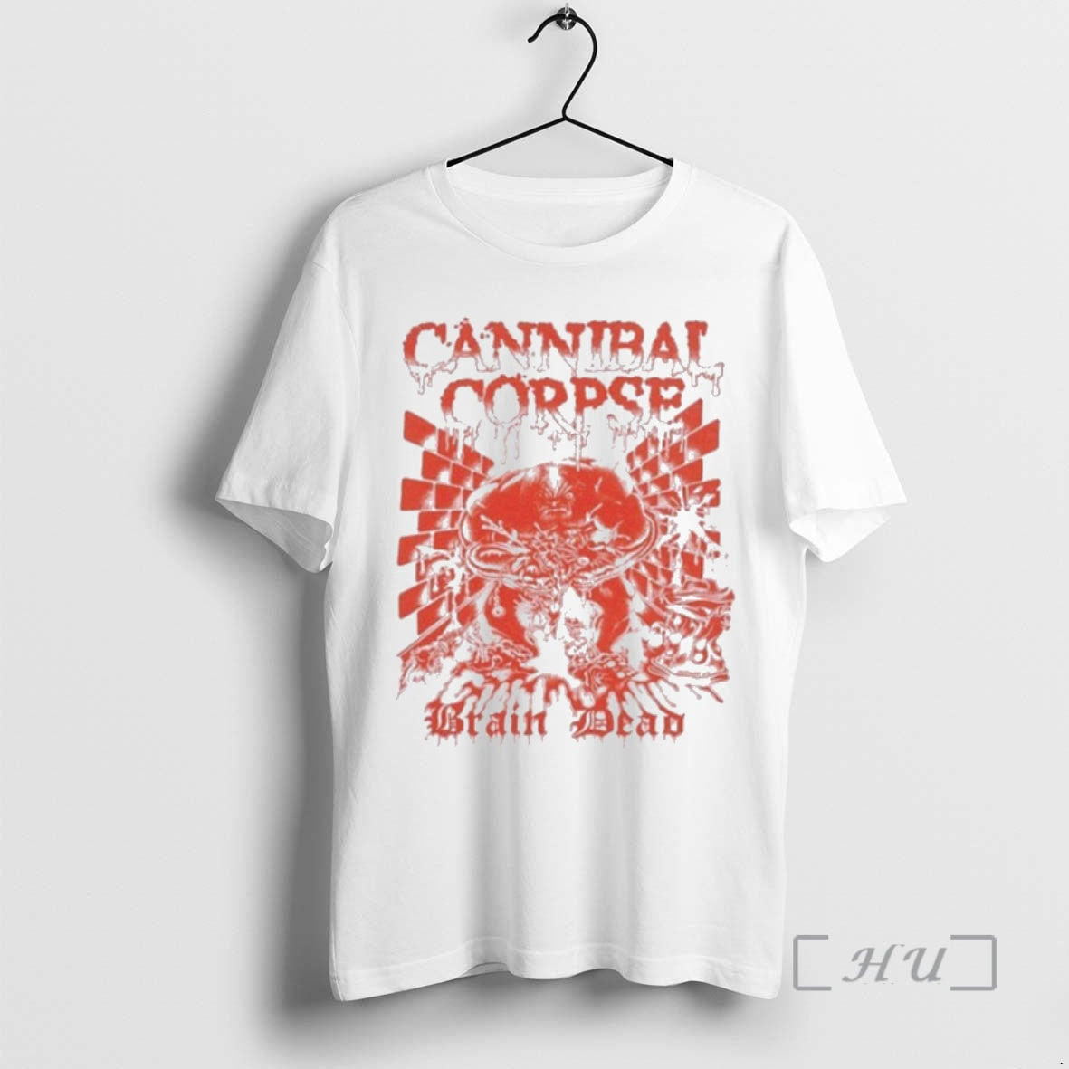 Trending Brain Dead X Cannibal Corpse Splatter Brain T-Shirts, Hoodie, Sweatshirt | PopFlextees.com
