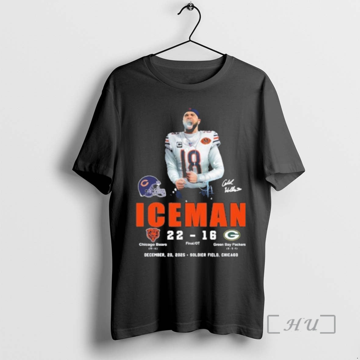 Trending Caleb Williams Iceman Bears 22 16 Packers T-Shirts, Hoodie, Sweatshirt | PopFlextees.com