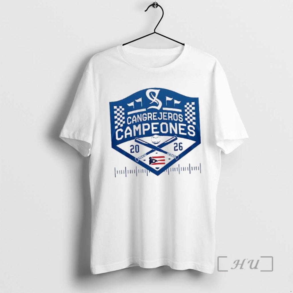 Trending Cangrejeros Campeones Baseball 2026 Puerto Rican Flag Logo T-Shirts, Hoodie, Sweatshirt | PopFlextees.com