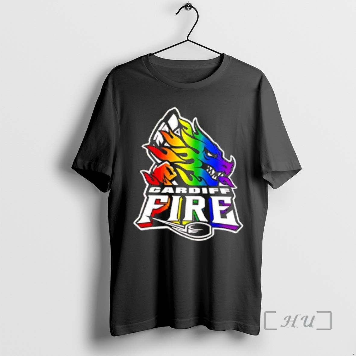 Trending Cardiff Fire Hockey Logo Pride T-Shirts, Hoodie, Sweatshirt | PopFlextees.com