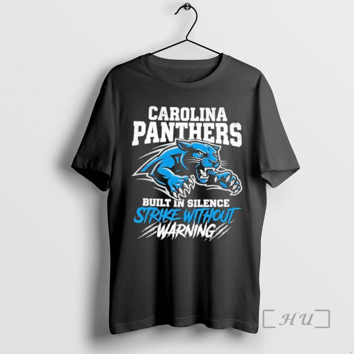 Trending Carolina Panthers Built In Silence Strike Without Warning Graphic T-Shirts, Hoodie, Sweatshirt | PopFlextees.com