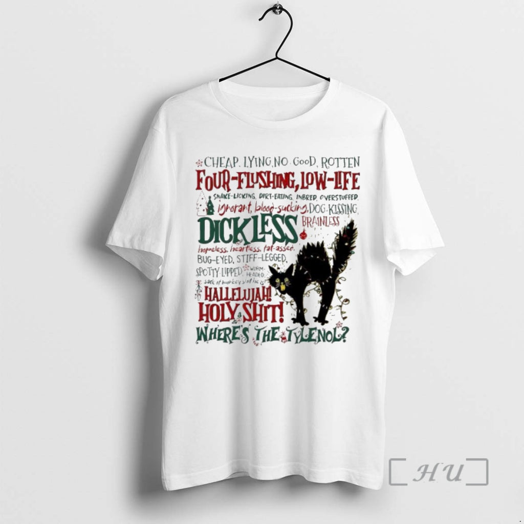 Trending Cat Hallelujah Holy Shit Wheres The Tylenol T-Shirts, Hoodie, Sweatshirt | PopFlextees.com